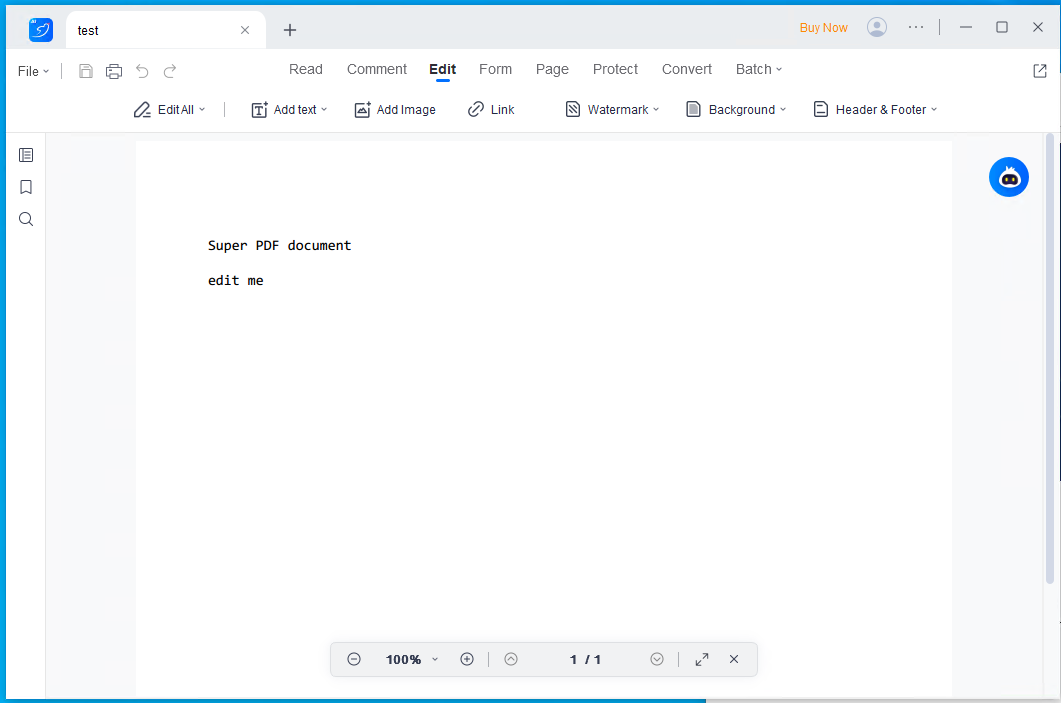 Editing Text in LightPDF